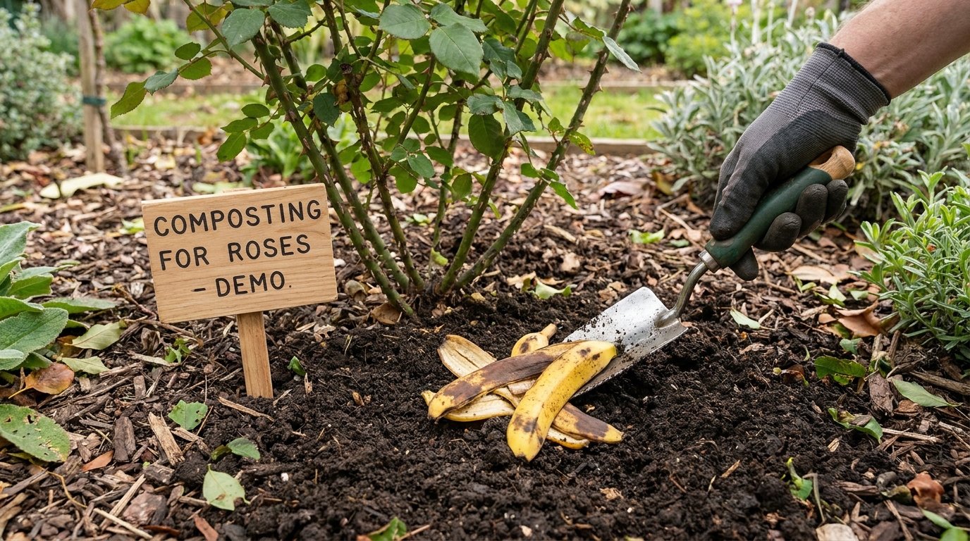 découvrez le secret surprenant pour des rosiers éclatants grâce à mon astuce de compost maison, un conseil si efficace que même ma voisine fleuriste veut le connaître.