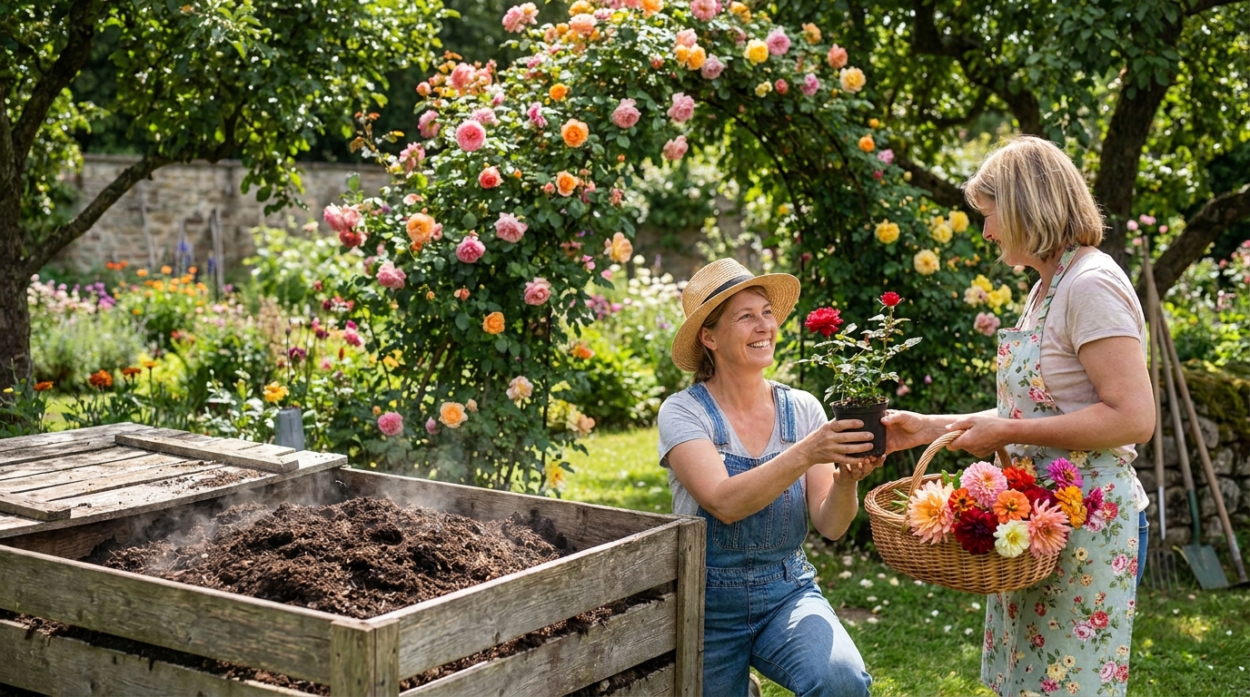 découvrez le secret étonnant pour des rosiers éclatants de santé ! une astuce de compost maison si efficace que même ma voisine fleuriste en est curieuse. transformez votre jardin dès aujourd'hui.