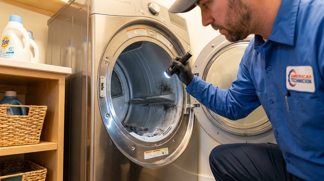 découvrez pourquoi votre sèche-linge dégage une odeur de renfermé et quel endroit clé un technicien recommande de nettoyer pour éliminer cette mauvaise odeur efficacement.