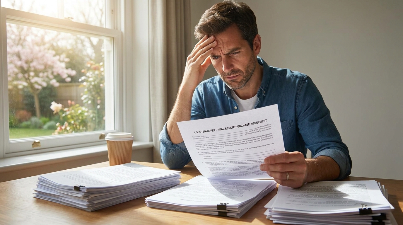 découvrez les conseils essentiels de mon notaire pour éviter l'erreur fatale face à une contre-offre et bien répondre au vendeur dans une transaction immobilière.