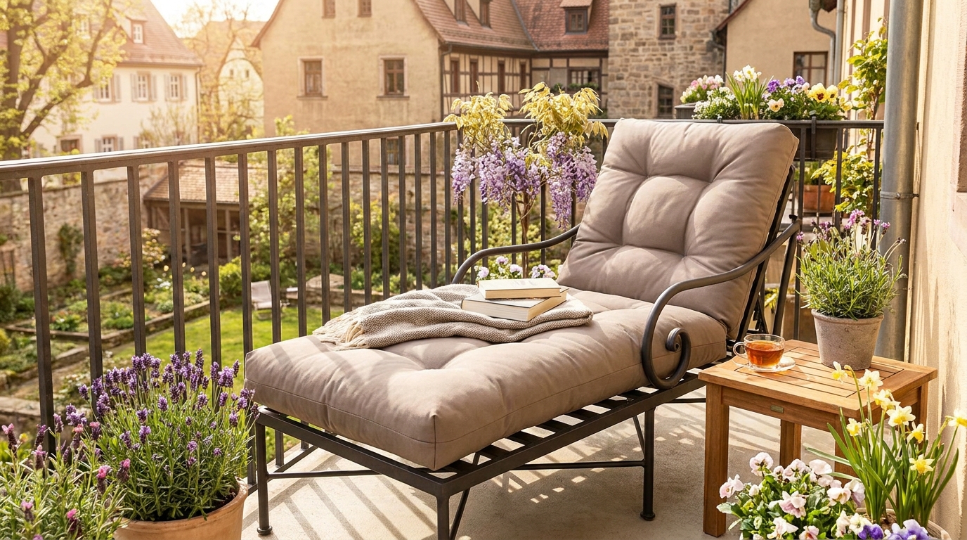 découvrez cette astuce à seulement 30 € chez action pour transformer votre petit balcon en un véritable havre de soleil et de détente.