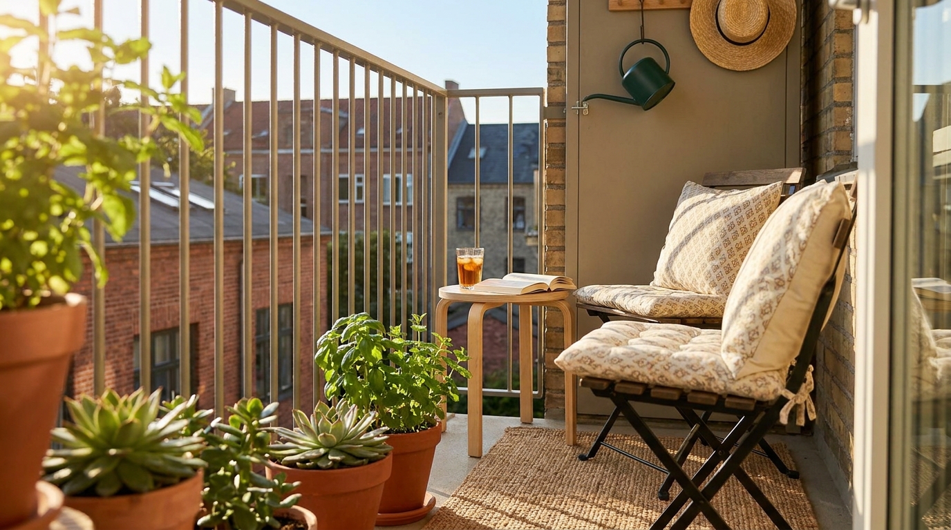 découvrez une astuce à seulement 30 € chez action pour aménager votre petit balcon et profiter pleinement du soleil en toute simplicité.