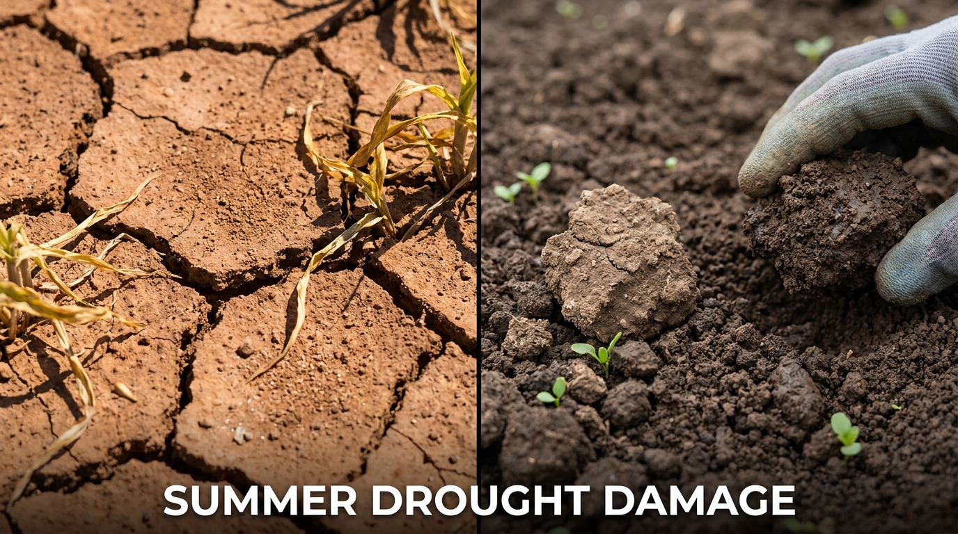 découvrez le conseil d'un ancien : au lieu d'arroser, grattez la terre pour garder votre sol frais et protéger vos plantes pendant la canicule.