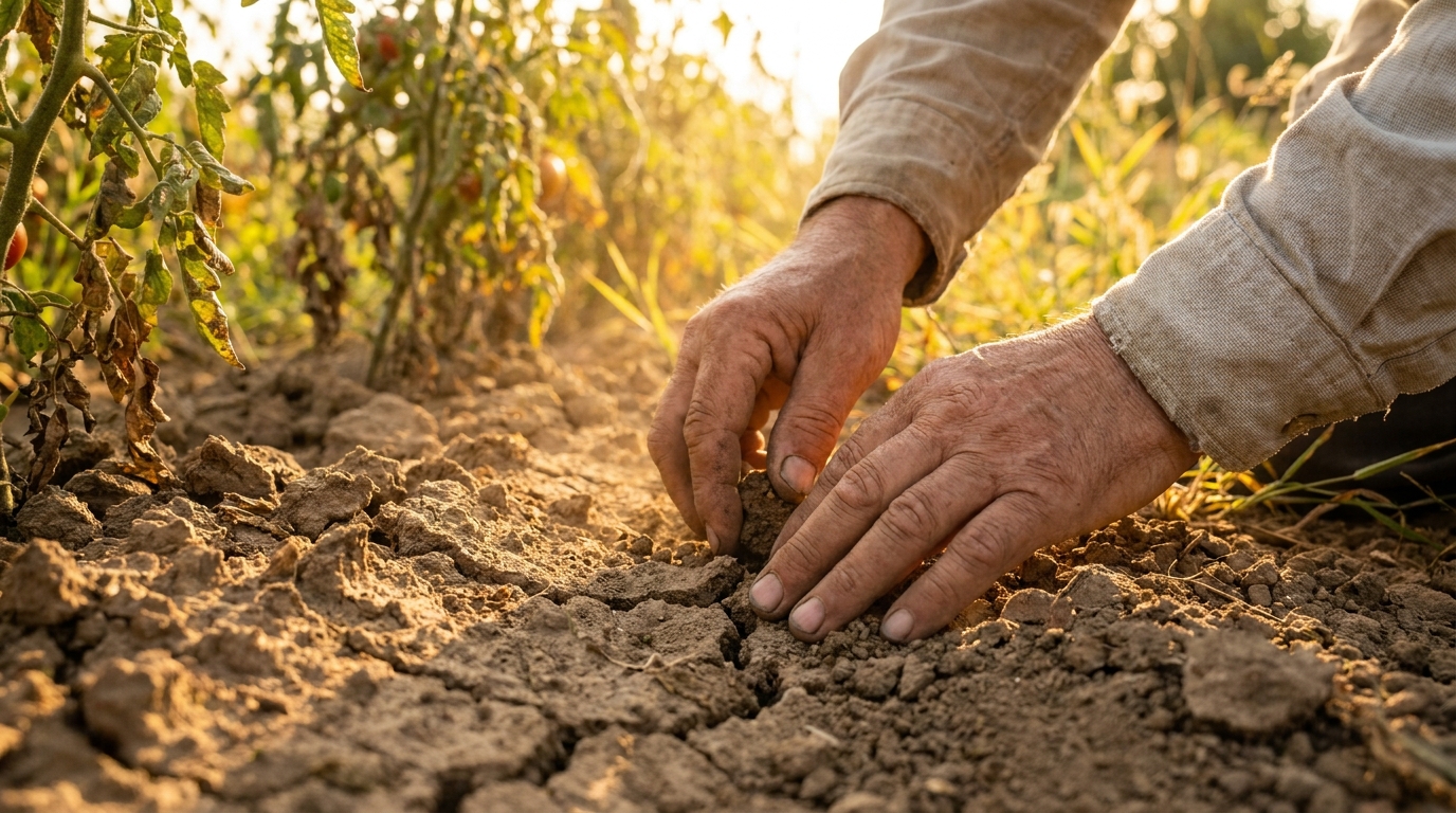 découvrez le conseil d'un ancien pour garder votre sol frais en pleine canicule : plutôt que d'arroser, grattez la terre pour préserver l'humidité et protéger vos plantes.