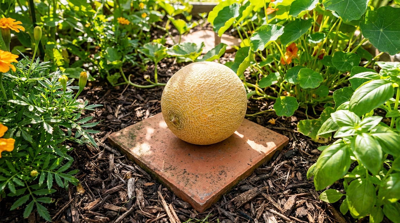 découvrez comment poser une tuile à côté de votre melon grâce à une astuce familiale simple et efficace pour protéger vos fruits de la sécheresse estivale.