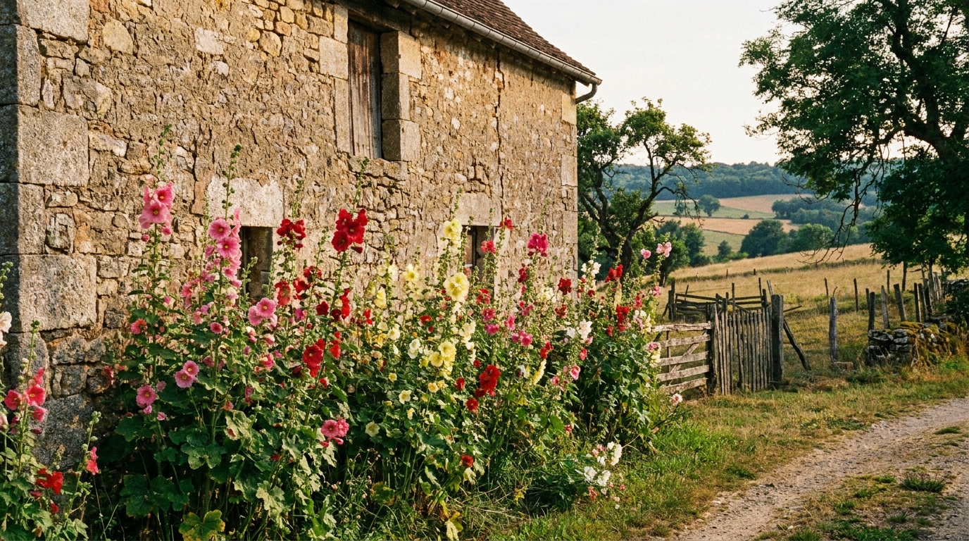 découvrez pourquoi les roses trémières étaient traditionnellement plantées contre les murs et leur secret bénéfique pour enrichir et protéger le sol de votre jardin.