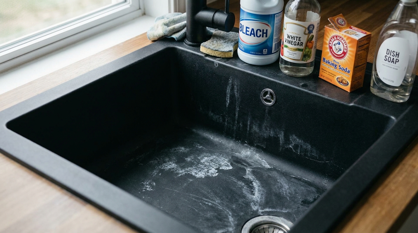 découvrez pourquoi votre évier noir devient blanc et identifiez le coupable inattendu caché dans vos produits quotidiens. astuces pour préserver la couleur et l'éclat de votre évier.