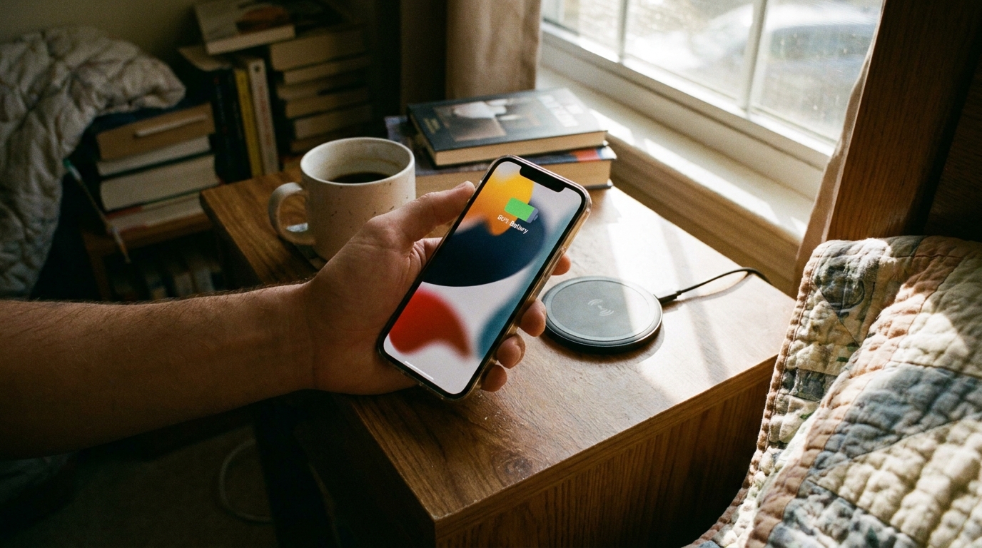 découvrez pourquoi votre téléphone affiche toujours 100% de batterie chaque matin et ce que signifient réellement les plafonds fixés par apple et samsung, que vous dépassez sans le savoir pendant la nuit.