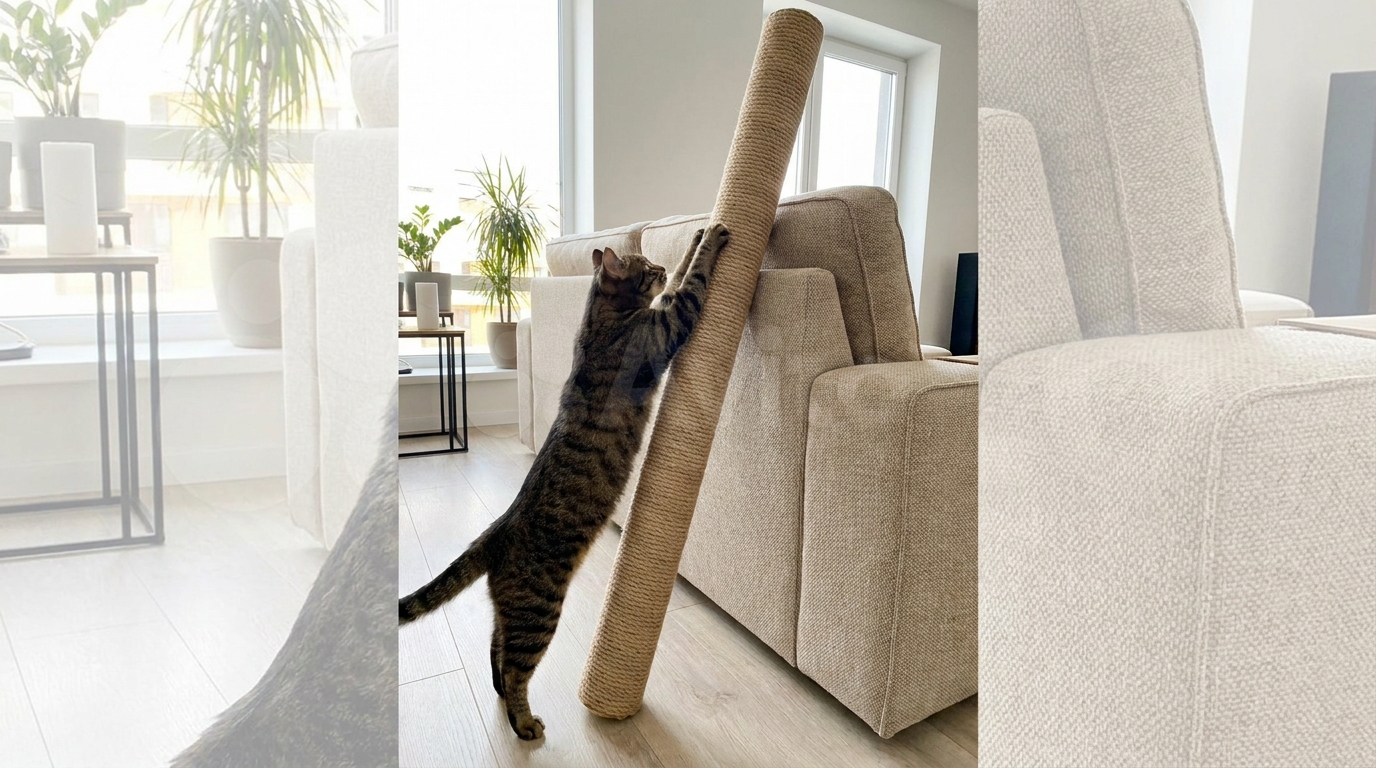 découvrez comment un simple changement de place du griffoir a profondément modifié le comportement de mon chat, améliorant son bien-être et son interaction avec le canapé.