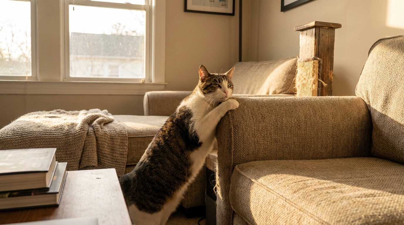 découvrez comment un simple changement de l'emplacement du griffoir a transformé le comportement de mon chat, améliorant son bien-être et notre cohabitation.