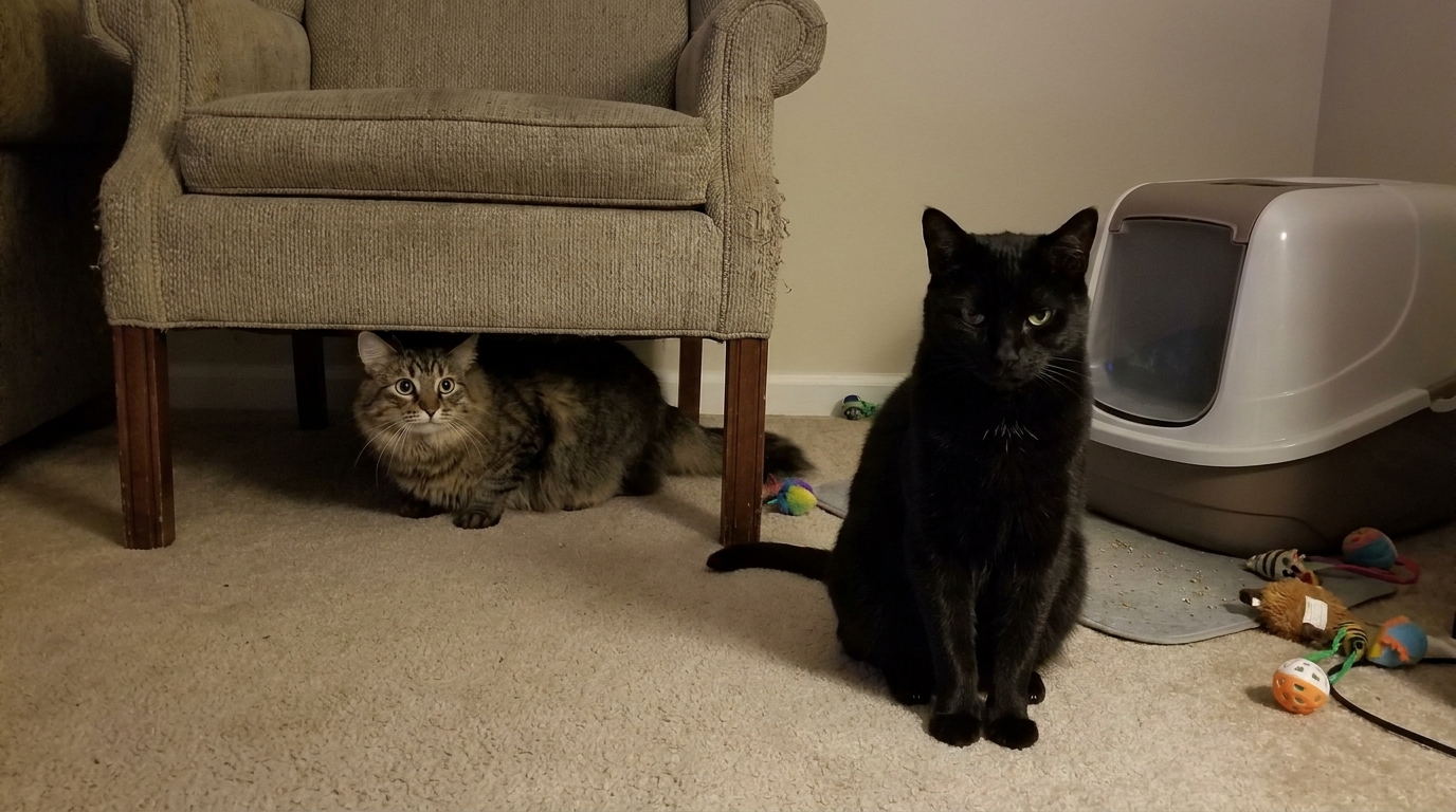 découvrez les raisons cachées derrière le changement de comportement de l'un de vos chats, même lorsqu'ils partagent la même litière, et comment y remédier efficacement.