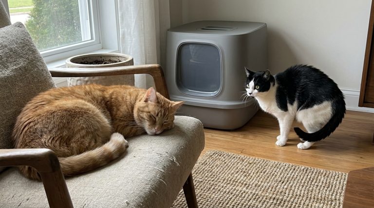 découvrez les raisons inattendues derrière le changement de comportement de votre chat malgré une litière partagée, et comment y remédier efficacement.