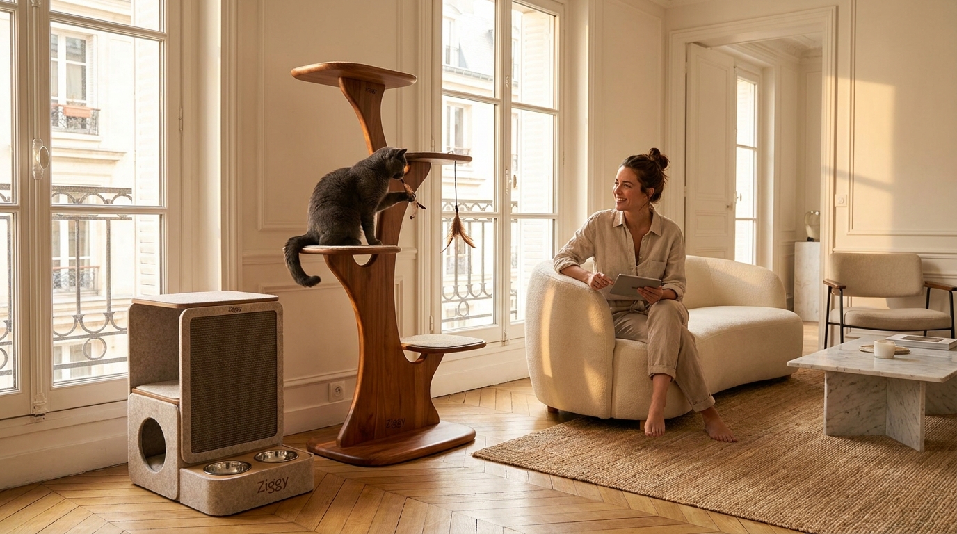 découvrez ziggy, la marque française innovante qui transforme la vie quotidienne de votre chat et la vôtre avec des produits astucieux et de qualité.