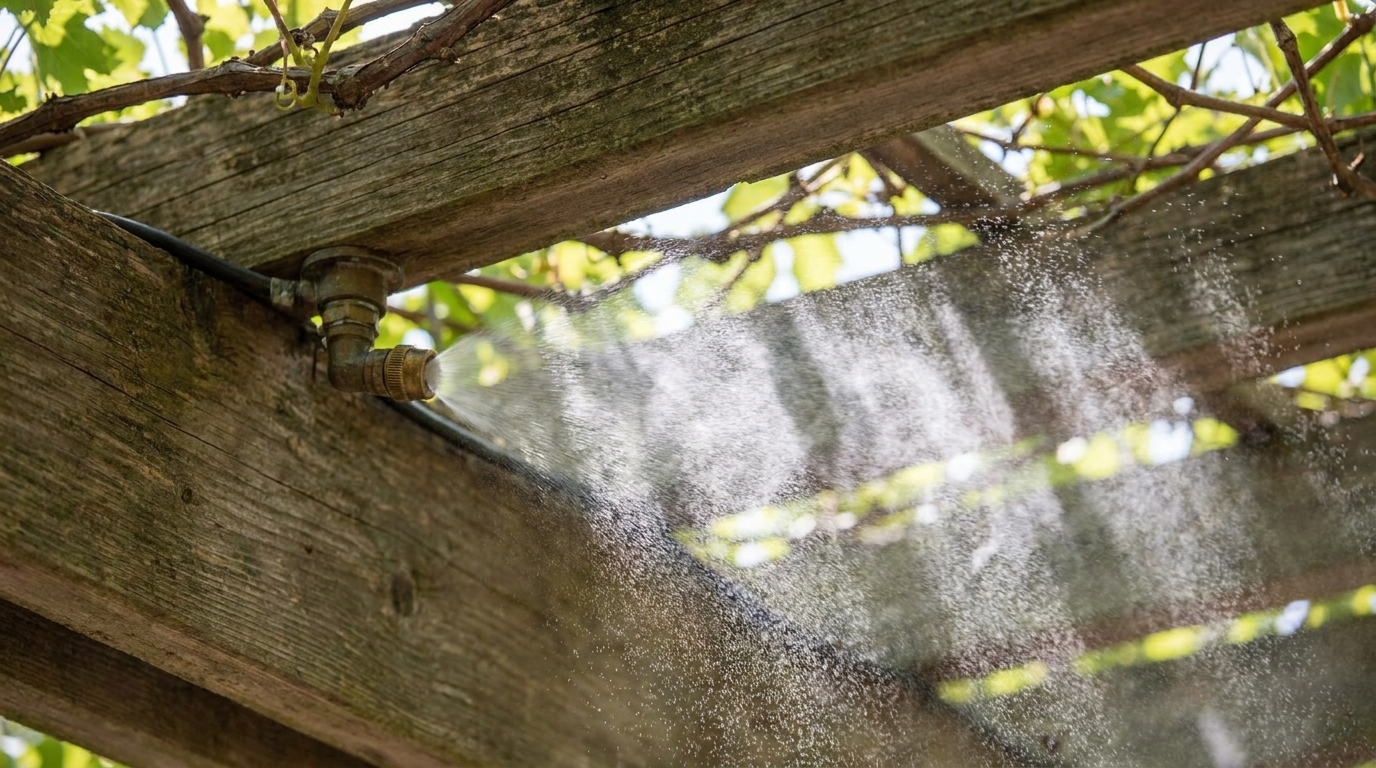 dites adieu à la chaleur intense avec le brumisateur de pergola lidl, la solution idéale pour rafraîchir instantanément votre terrasse et profiter pleinement de vos espaces extérieurs même à 38°c.