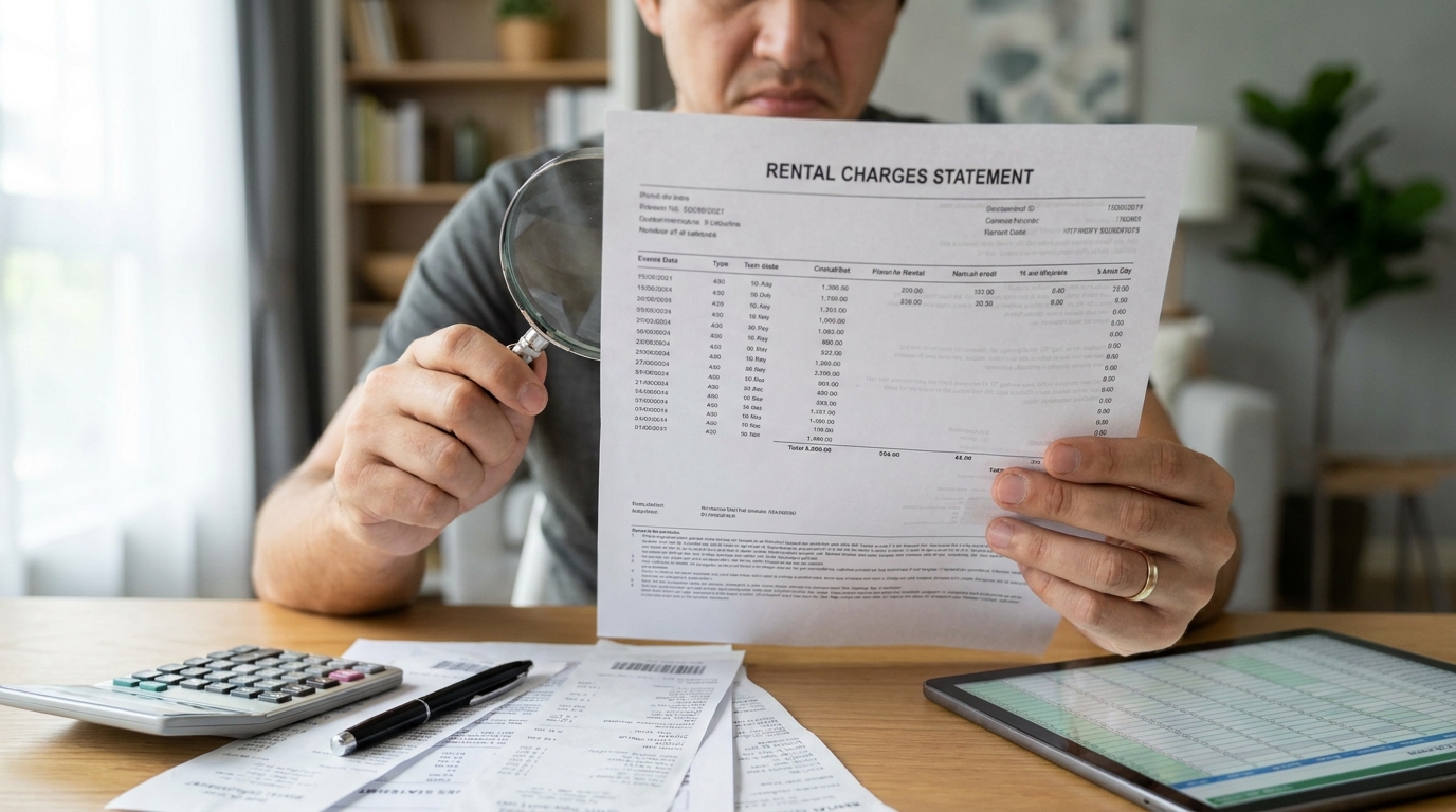 découvrez comment une relecture attentive du décompte des charges locatives a permis de déceler une erreur de facturation et d'éviter des frais injustifiés.