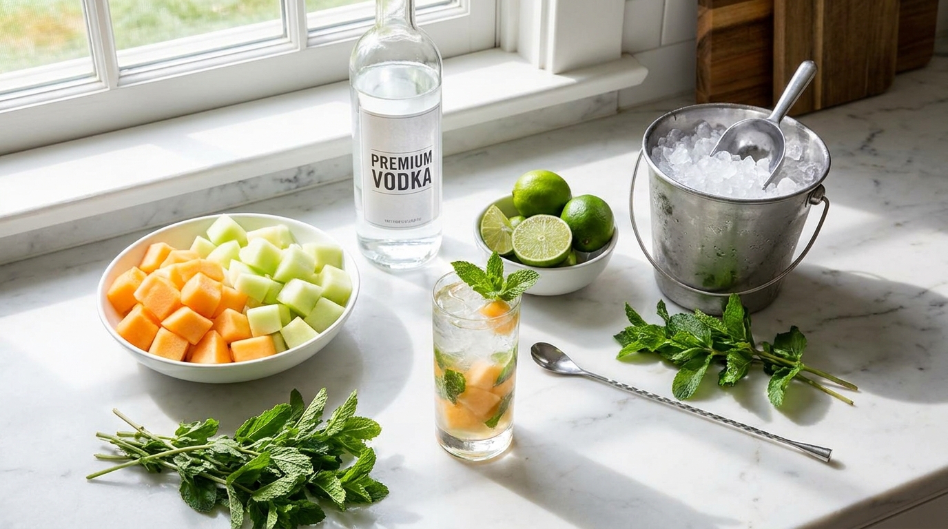 découvrez un cocktail glacé au melon charentais qui remplacera votre vodka orange et apportera fraîcheur et saveurs à vos étés.