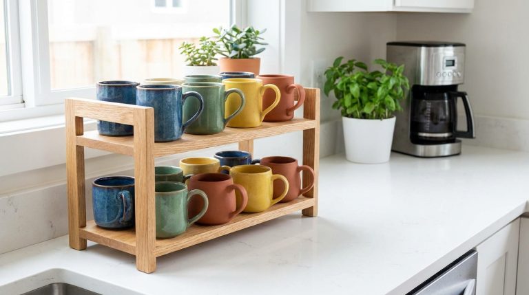 découvrez ce porte-tasse à 14 € qui transforme l'organisation de votre placard en un espace ordonné et pratique. fini l'empilement désordonné, facilitez votre quotidien dès maintenant !