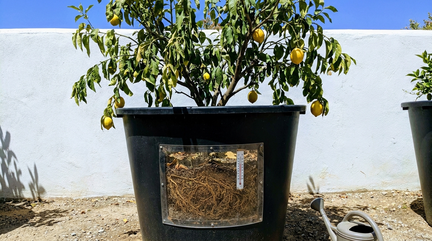 découvrez pourquoi placer un citronnier en pot contre un mur exposé au sud pendant une canicule peut endommager ses racines et comment éviter ce problème pour préserver la santé de votre arbre.