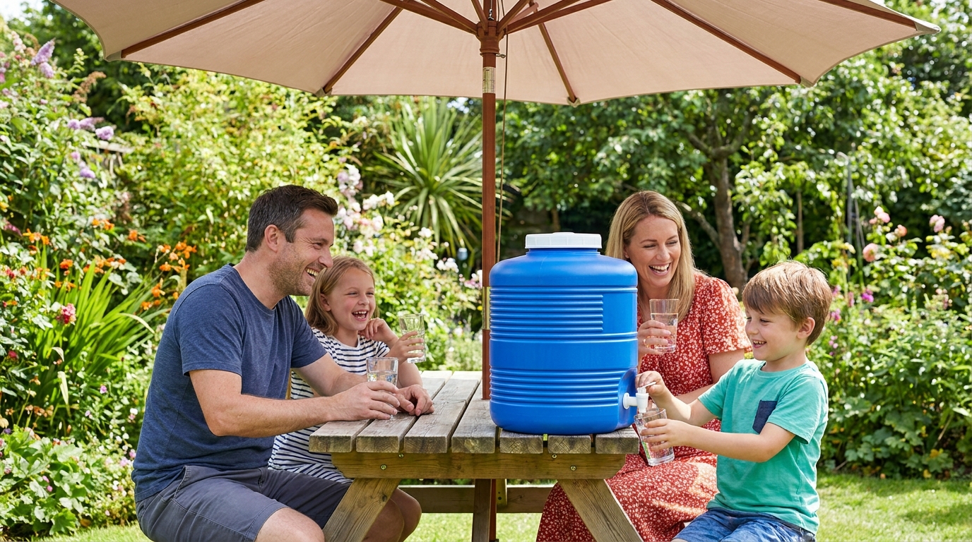découvrez la fontaine glacière b&m à seulement 15 €, la solution idéale pour garder vos boissons fraîches pendant des heures sans les packs d'eau lourds. pratique, économique et efficace !