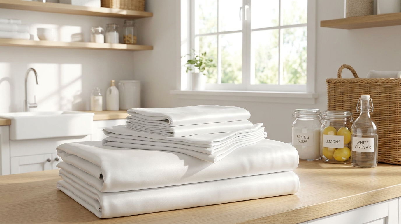 découvrez une astuce méconnue pour éliminer les taches tenaces sur votre linge de maison et retrouver une blancheur éclatante facilement. dites adieu aux taches difficiles !
