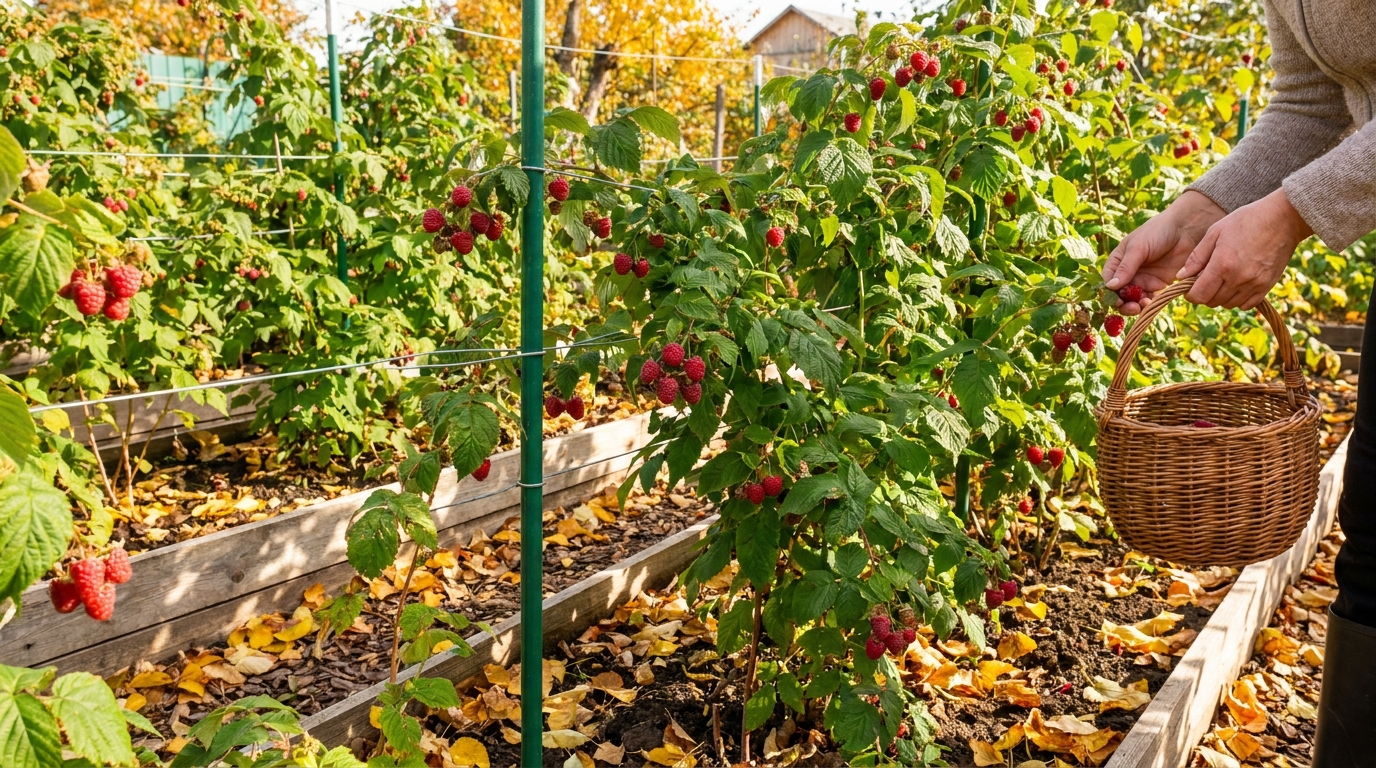 après la cueillette de juillet, j'ai conservé les tiges de mes framboisiers remontants. à l'automne, j'ai découvert ce que ces vieilles cannes cachaient à la base des plants, une surprise pour mieux comprendre leur croissance.
