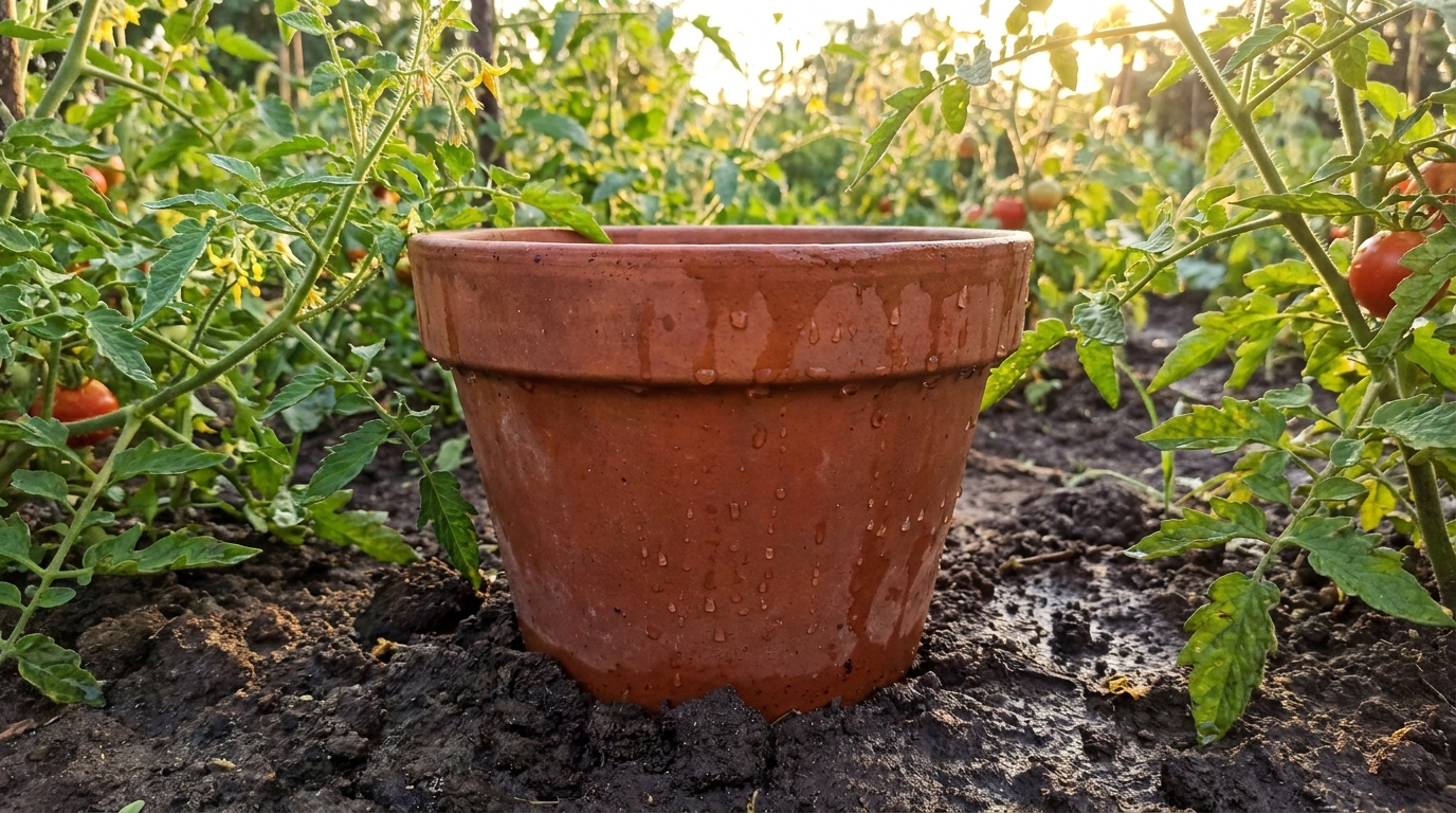 découvrez le secret d'un vieux sage pour un potager sain : la jarre enterrée qui hydrate la terre pendant une semaine, une méthode simple et efficace pour jardiner sans arroser chaque soir.