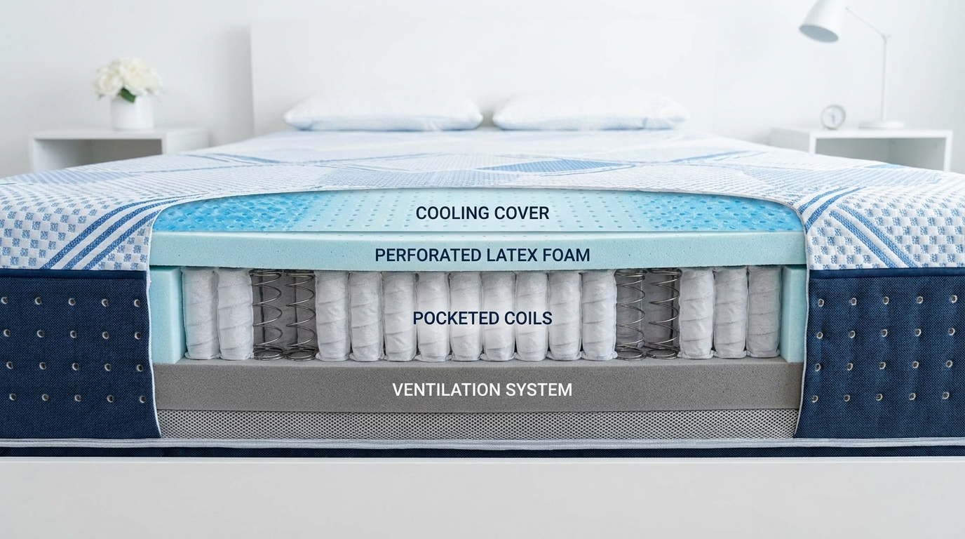 découvrez notre guide complet pour choisir le matelas idéal qui garantit des nuits fraîches. comparez les matériaux et tissus efficaces pour réguler la transpiration et améliorer votre confort de sommeil.