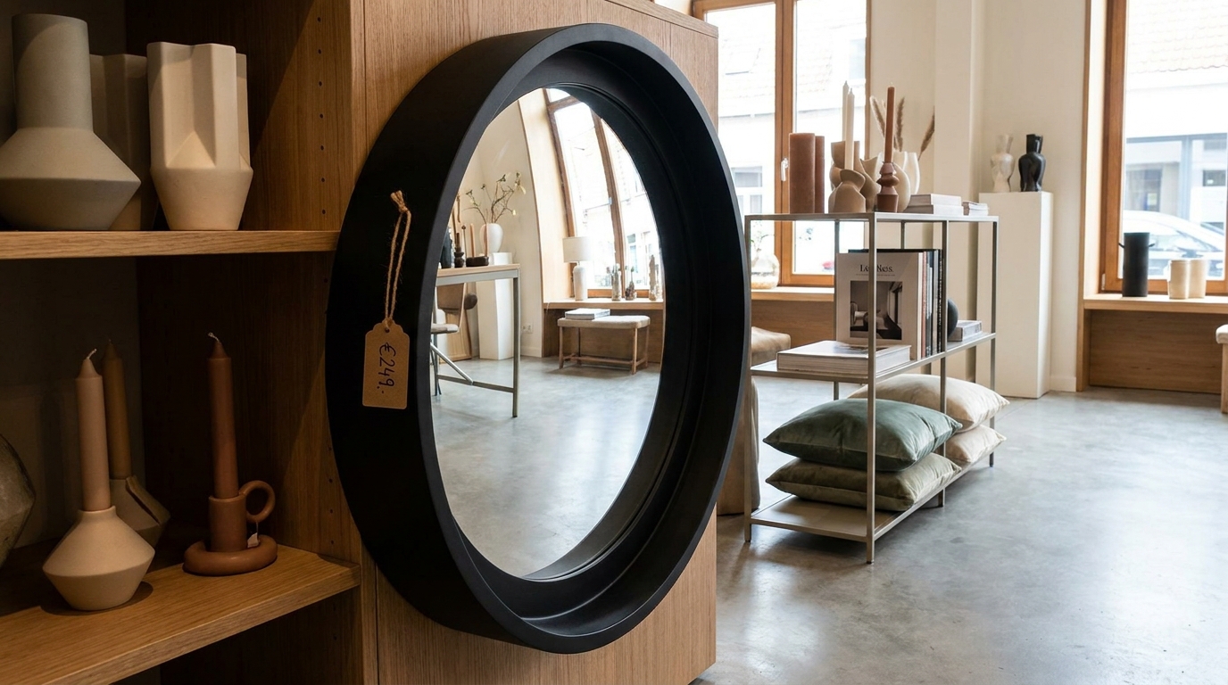 découvrez comment un miroir original a transformé mon salon en doublant visuellement l'espace et en captivant l'attention de mes invités grâce à son design unique.