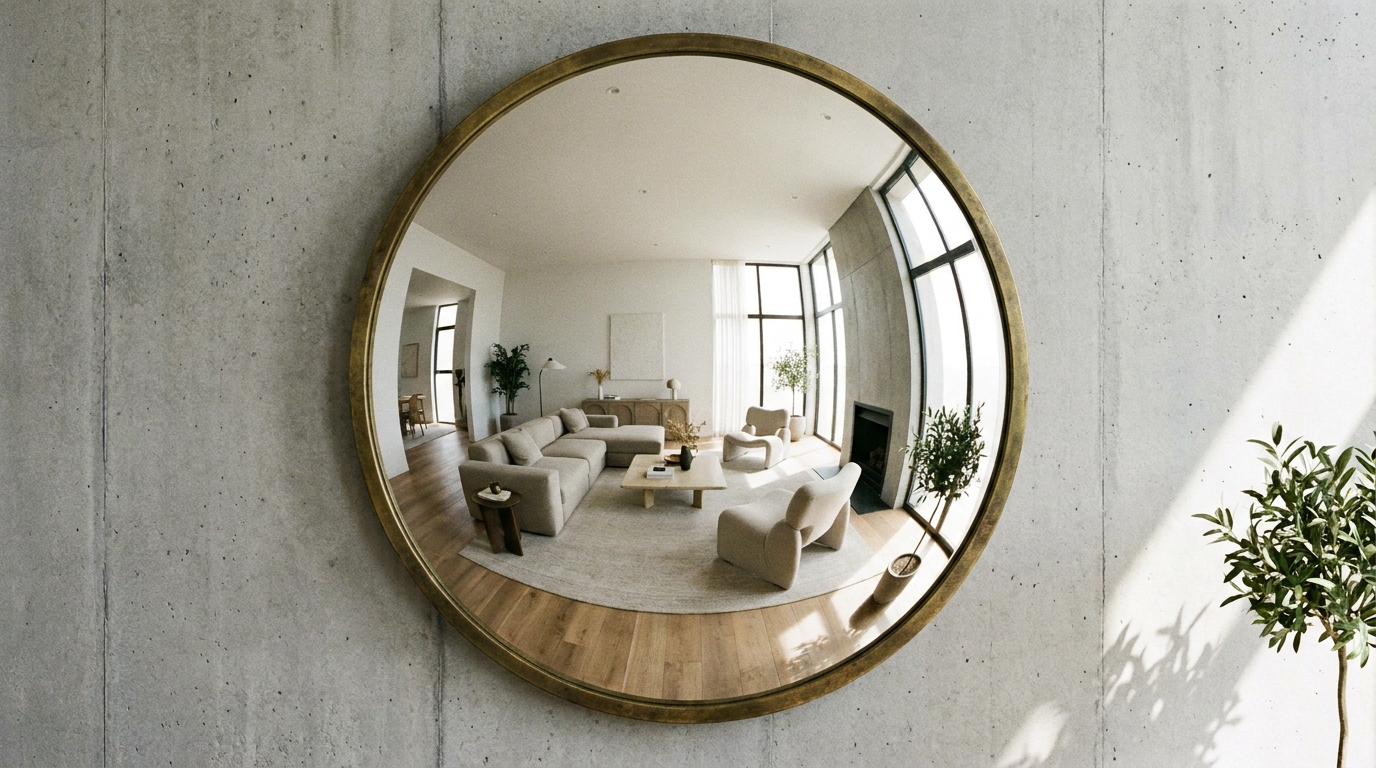 découvrez comment un miroir original a transformé mon salon en doublant l'espace, apportant lumière et modernité, tout en éblouissant mes invités par son design unique.