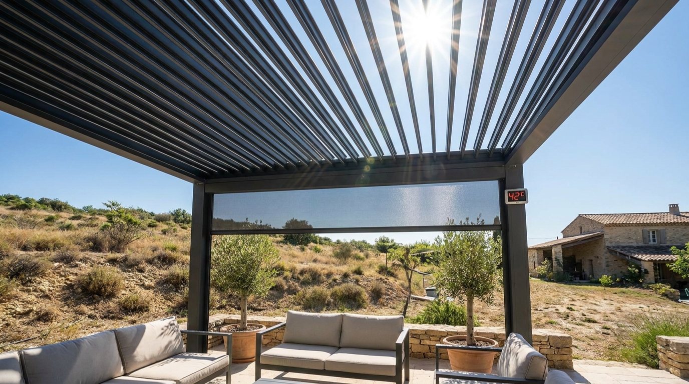 découvrez l'erreur courante à éviter lors de l'installation d'une pergola bioclimatique dans le sud pour garantir votre confort en été et protéger votre investissement.