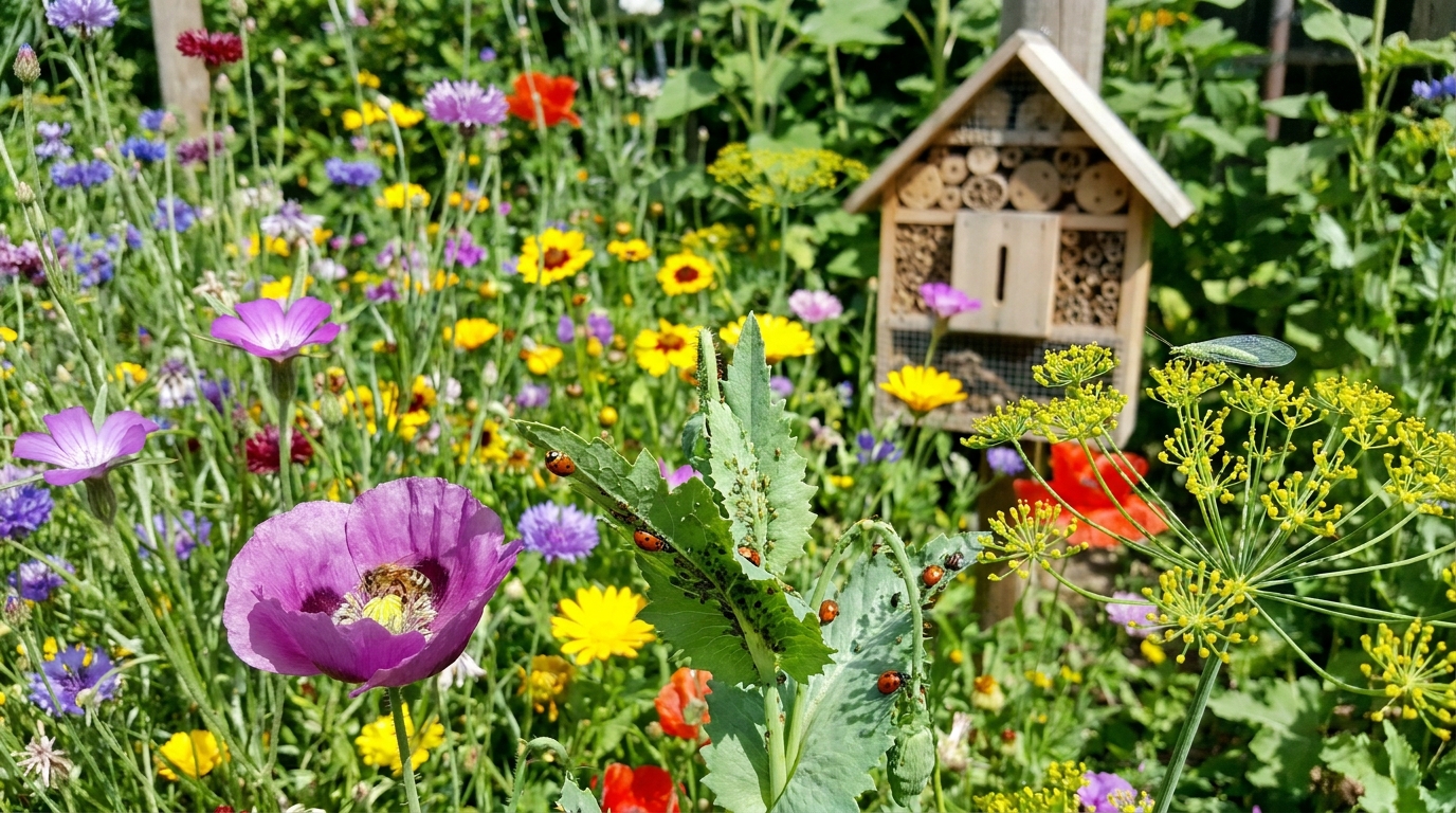 découvrez comment libérer des coccinelles en plein après-midi peut efficacement éliminer les pucerons et protéger votre rosier dès le lendemain.