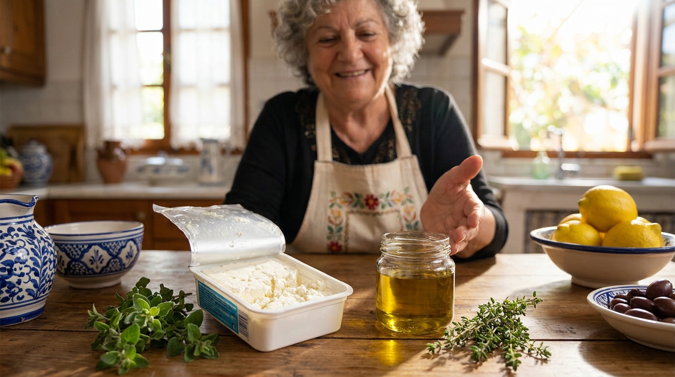 découvrez l'astuce infaillible d'une amie grecque pour conserver votre feta entamée parfaitement fraîche dès l'ouverture du paquet et éviter le gaspillage.