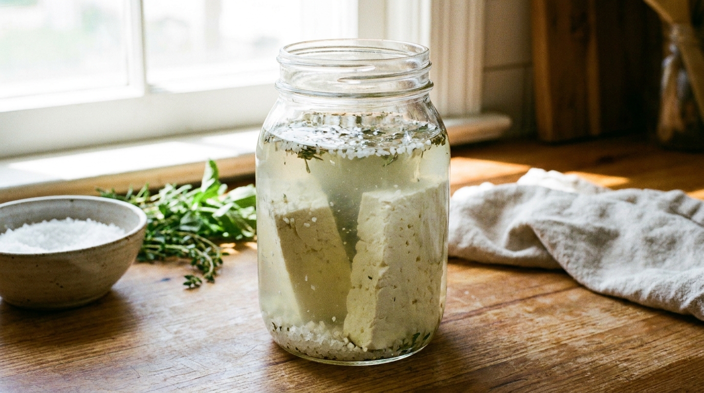 découvrez l'astuce d'une amie grecque pour conserver votre feta entamée sans gaspillage dès l'ouverture du paquet.