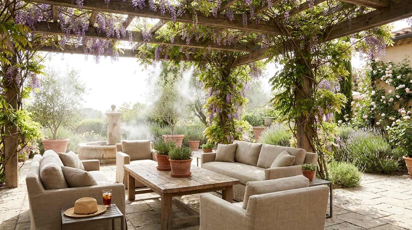 découvrez la glycine à 24,50 € chez jardiland, l'aménagement idéal pour transformer votre terrasse en une oasis de fraîcheur et de beauté naturelle.