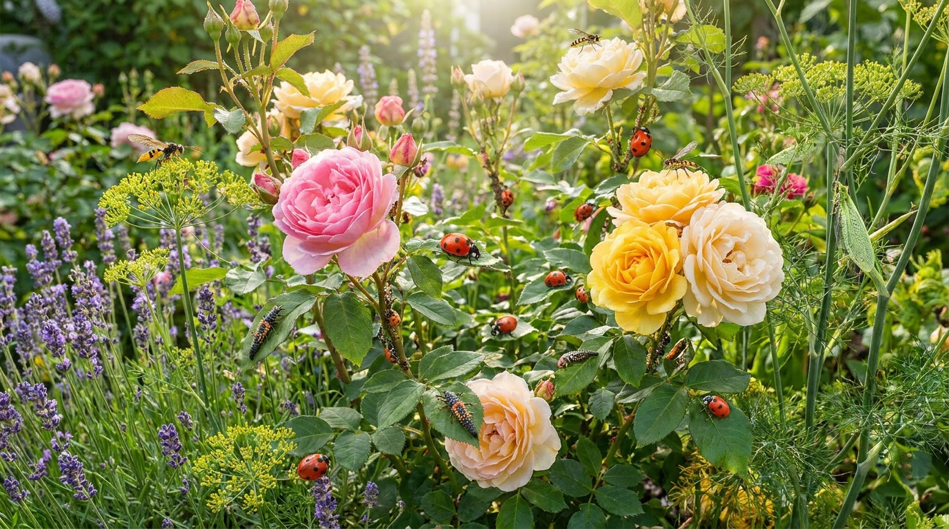 découvrez pourquoi écraser les petites bêtes noires et orange sur vos rosiers favorise l'apparition des pucerons et comment protéger efficacement vos plantes.