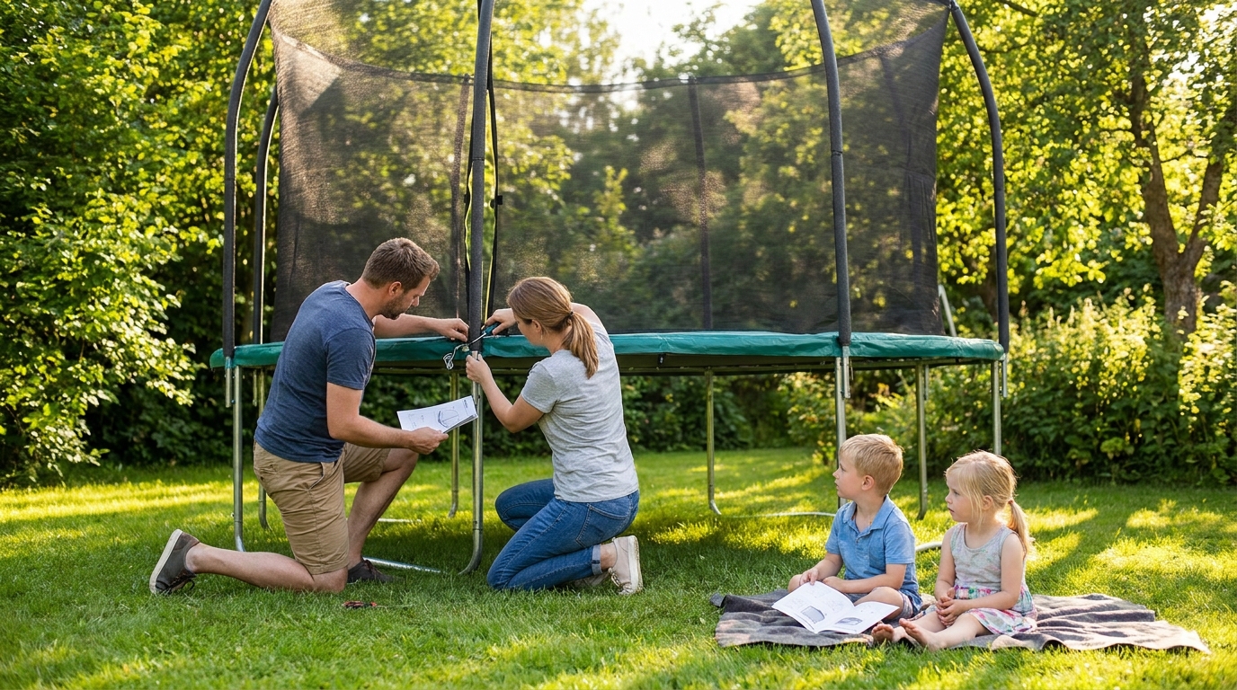 découvrez pourquoi arrimer le trampoline après un orage estival est essentiel pour la sécurité de vos enfants et la protection de votre jardin. un retour d'expérience après le premier orage.