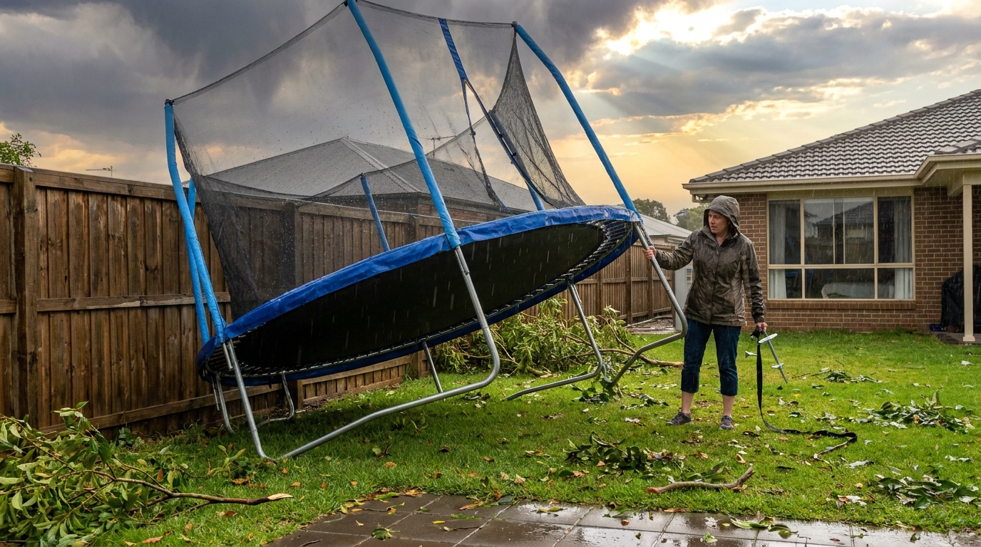 découvrez pourquoi j'ai réalisé l'importance d'arrimer le trampoline de mes enfants après un premier orage estival dans le jardin, pour assurer leur sécurité et protéger l'équipement.