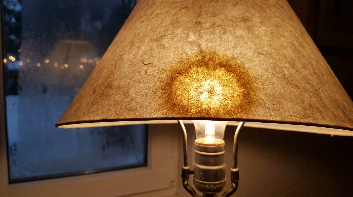découvrez pourquoi votre abat-jour en papier de riz jaunit sur le dessus en hiver : ce phénomène n'est pas dû à la poussière, mais aux émissions de votre ampoule. apprenez à protéger et entretenir votre abat-jour efficacement.