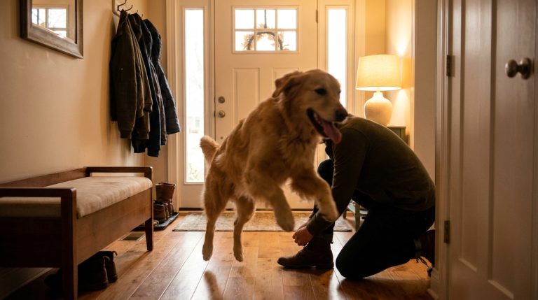 découvrez pourquoi votre chien bondit pour vous suivre avec une explication surprenante qui va bien au-delà de l'attachement classique. comprenez mieux ce comportement fascinant.