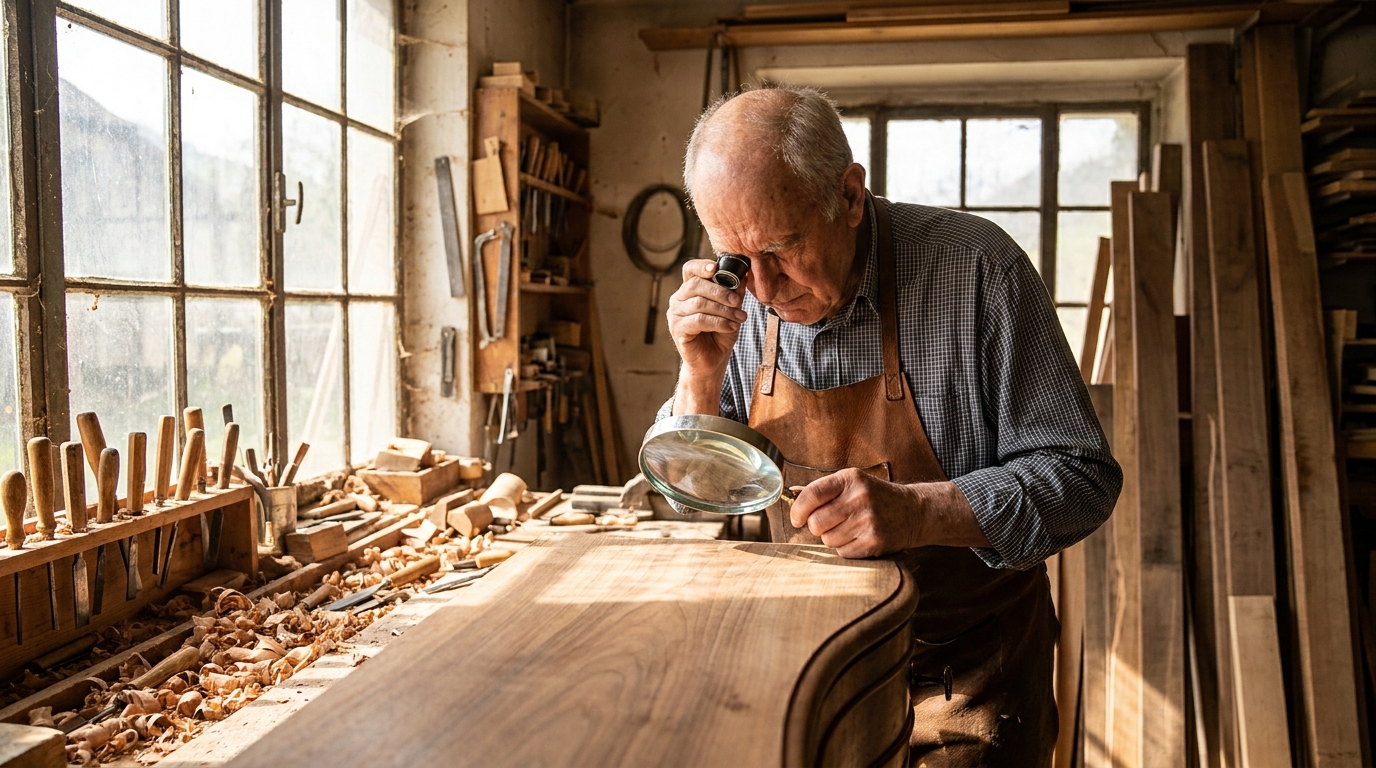 découvrez les secrets cachés sous la peinture sèche de mon vieux meuble, révélés par un ébéniste passionné. plongez dans l'art du bois et la restauration authentique.
