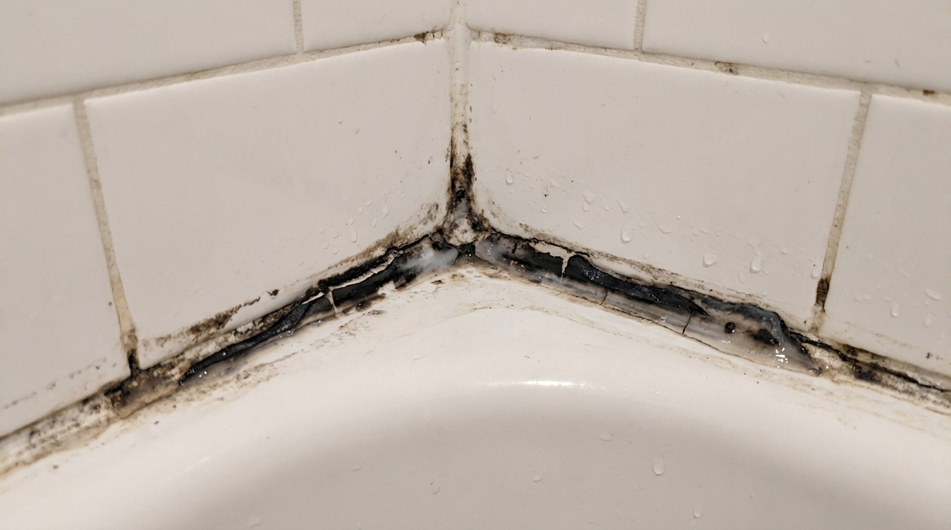 découvrez pourquoi le noircissement de votre joint de douche ne disparaît pas avec un simple nettoyage en surface et apprenez comment éliminer efficacement les infiltrations invisibles pour un joint propre et durable.