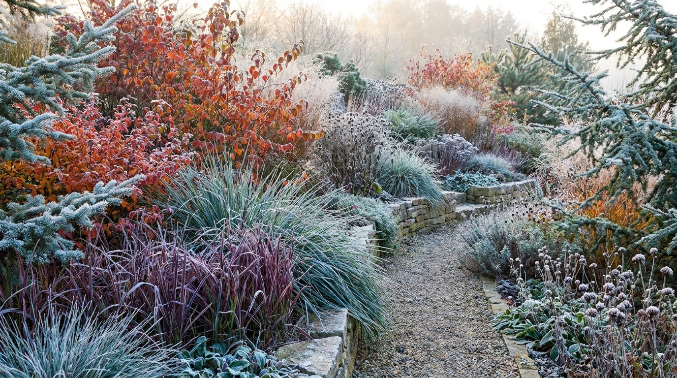 transformez votre jardin d'hiver avec ces plantes résistantes au froid et à la neige, apportant couleur et beauté même pendant la saison la plus froide.