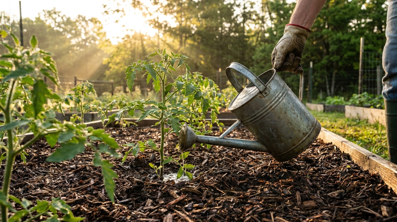 découvrez comment un arrosage régulier de votre potager en été peut révéler des secrets inattendus : une surprise surprenante sous les feuilles dévoile l'identité des ravageurs qui menacent vos plants.