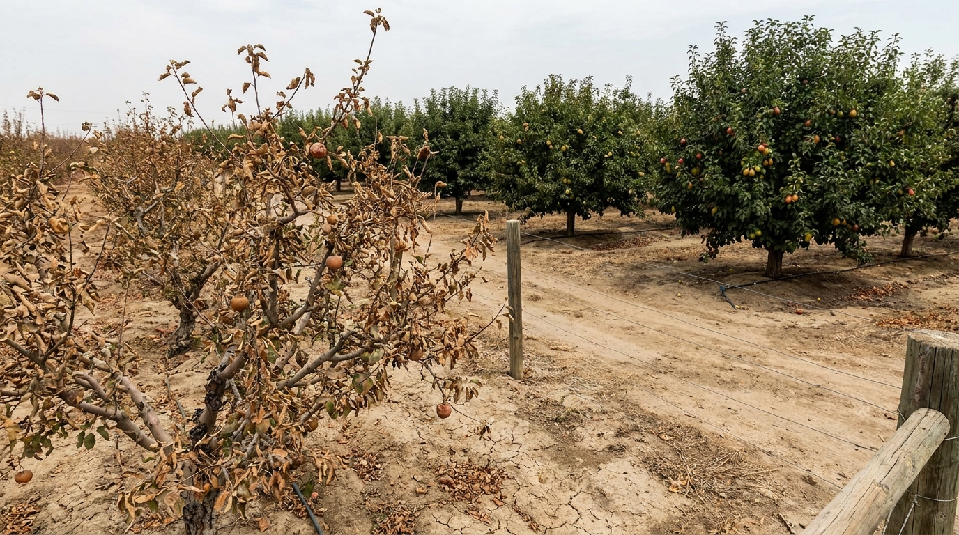 après deux étés de sécheresse, les pommiers désertés : découvrez pourquoi les jardiniers préfèrent désormais d'autres arbres fruitiers pour s'adapter aux conditions climatiques changeantes.