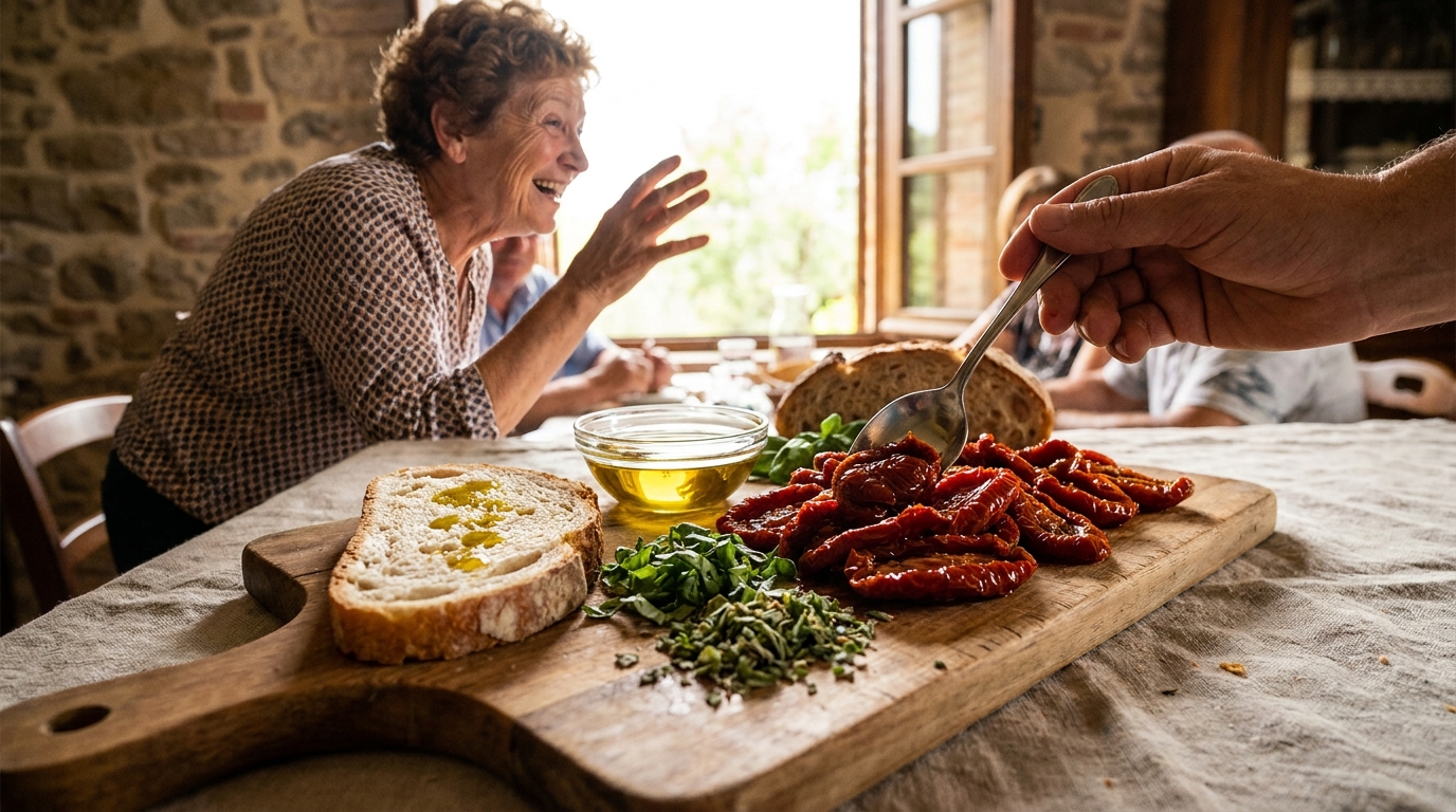 découvrez cette tartinade italienne délicate qui a charmé ma belle-mère, au point qu'elle a demandé la recette à trois reprises avant même la fin de l'apéro.