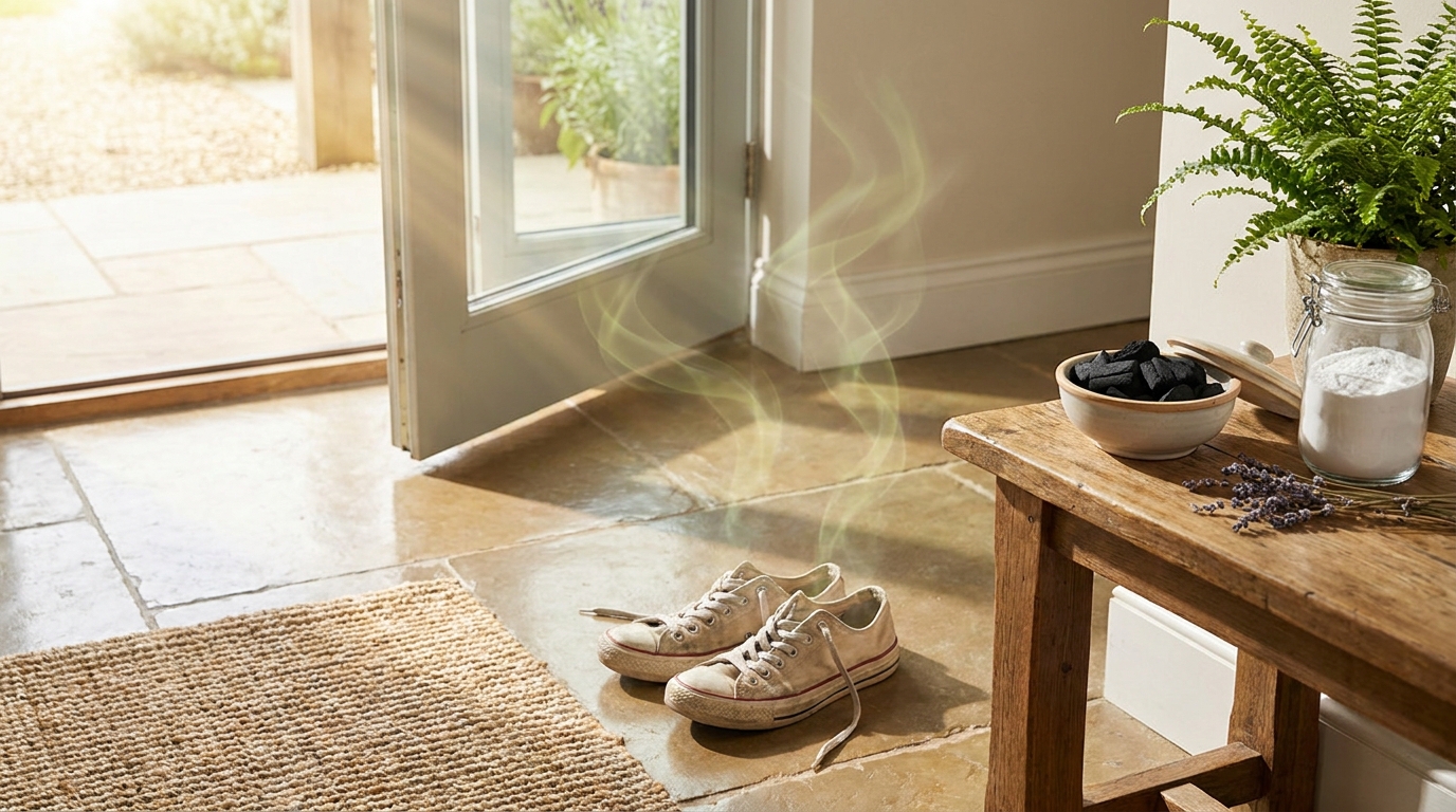 découvrez ma méthode infaillible pour éliminer les mauvaises odeurs de vos chaussures en été dès l'entrée, et profitez d'une fraîcheur durable toute la saison.