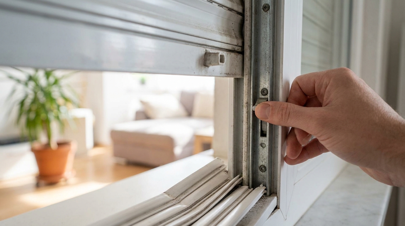 découvrez comment un simple geste dans la coulisse a permis de débloquer un volet roulant bloqué en bas depuis deux ans, révélant ainsi le secret de son mécanisme.