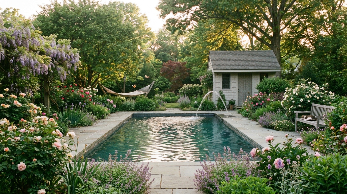 découvrez comment le bruit discret d'une pompe de piscine a perturbé la tranquillité de deux étés, poussant finalement à quitter le jardin.
