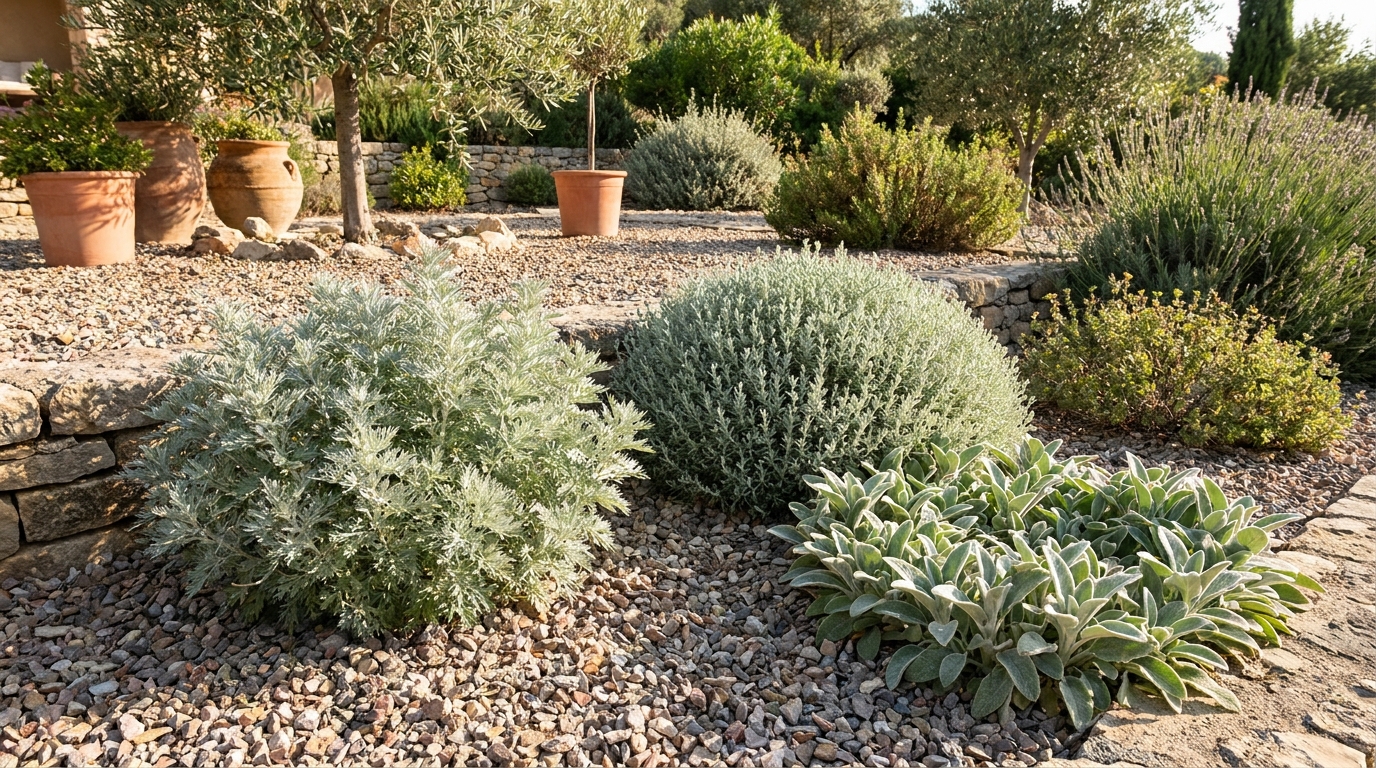 en août, l'arrosage des massifs devient moins fréquent : découvrez pourquoi les paysagistes privilégient un trio de plantes au feuillage gris, rustiques et esthétiques, pour un jardin facile à entretenir.