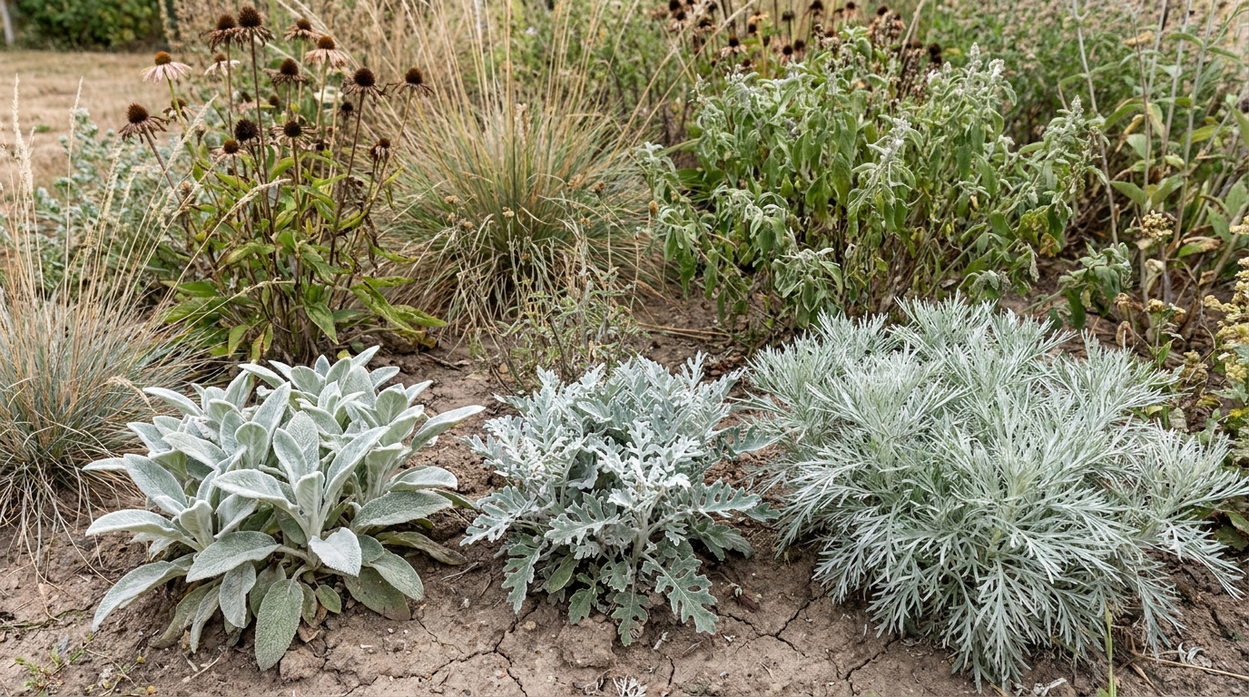 en août, l'arrosage des massifs diminue : découvrez pourquoi les paysagistes privilégient un trio de plantes au feuillage gris, idéales pour un jardin esthétique et économe en eau.
